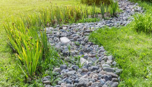 River Rock Garden Installation in Jacksonville