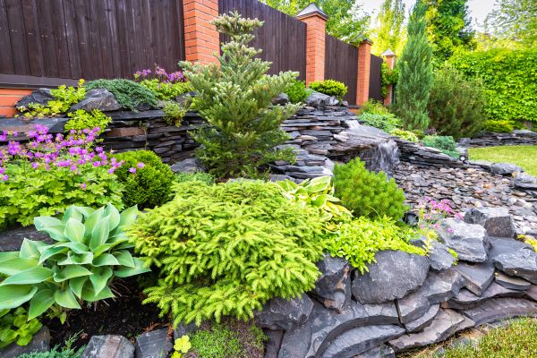 Stone Garden Installation in Jacksonville