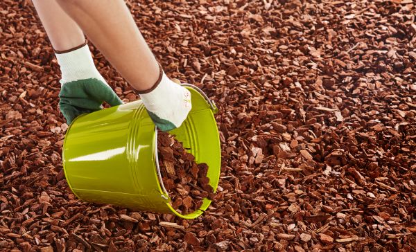 Wood Chip Landscaping in Jacksonville
